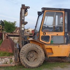 foto forklift 4x4 diesel load 3.5t/3.3m (2008 overhaul) with docs/plates