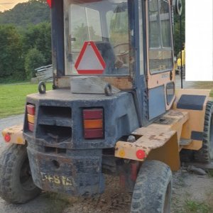 foto forklift 4x4 diesel load 3.5t/3.3m (2008 overhaul) with docs/plates