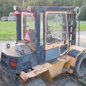 foto forklift 4x4 diesel load 3.5t/3.3m (2008 overhaul) with docs/plates